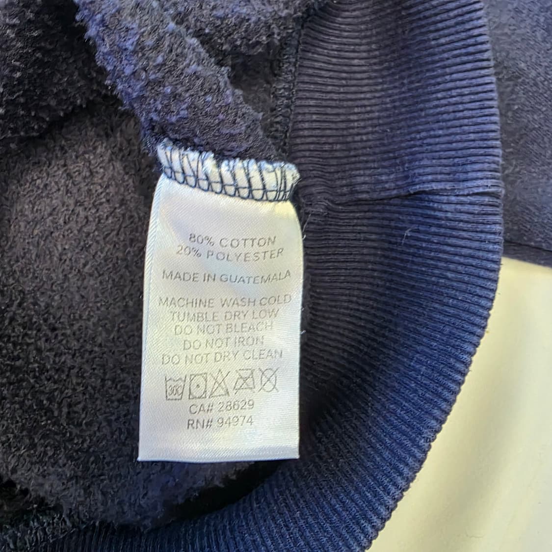 [S]스투시 베이직 후드 네이비 상품이미지5