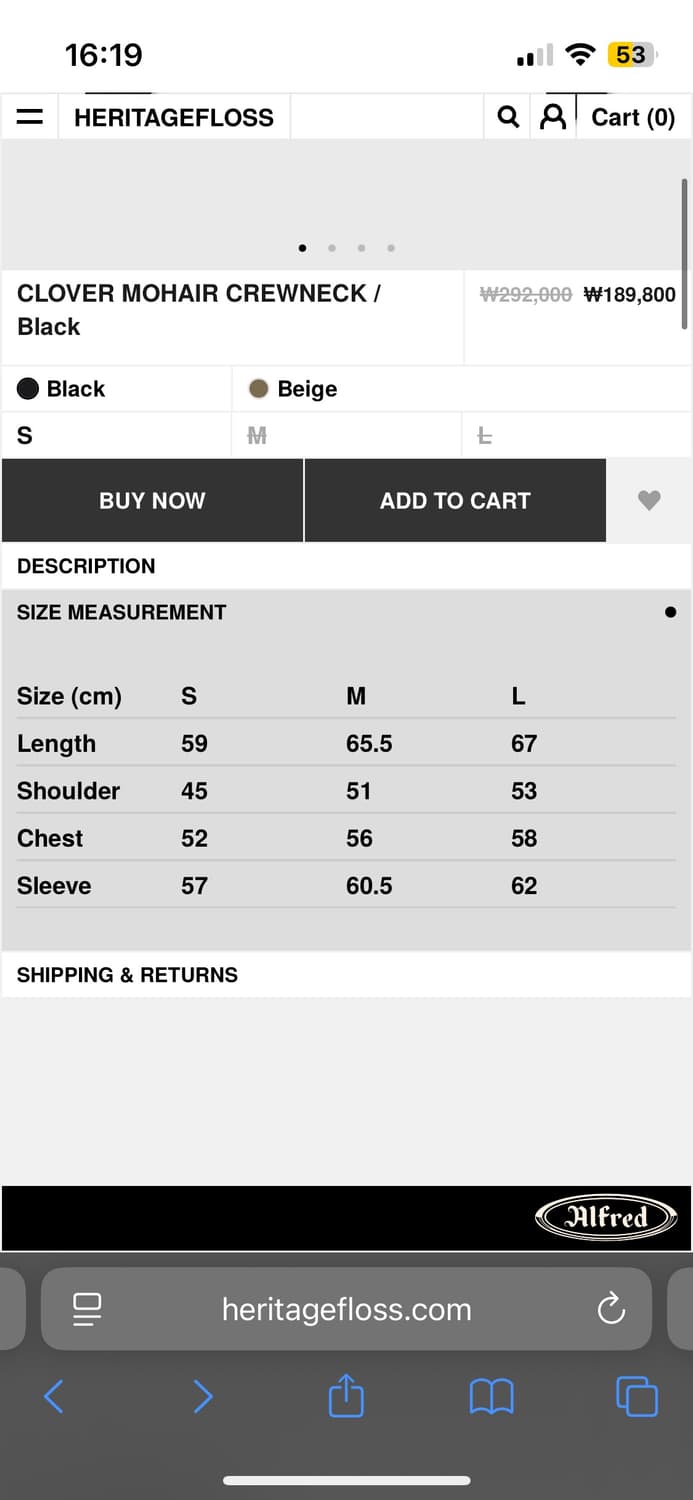 [M] 헤리티지플로스 클로버 모헤어 크루넥 상품이미지5