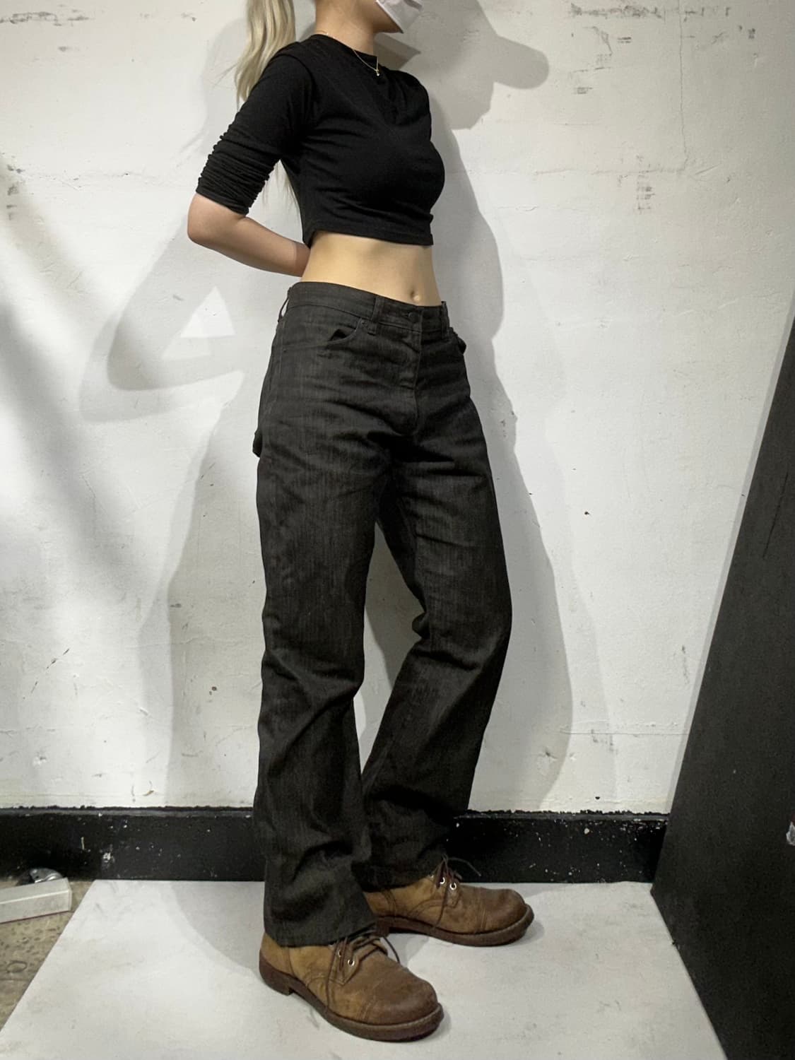 일본 빈티지 브라운 타케오 데님 팬츠  상품이미지1