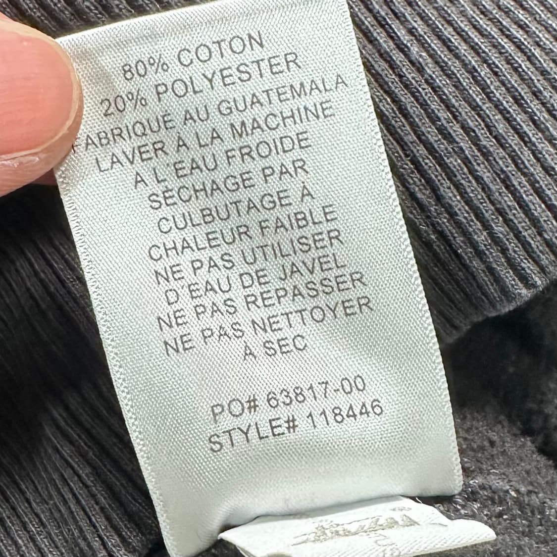 스투시 Wear 블랙 후드티  상품이미지7