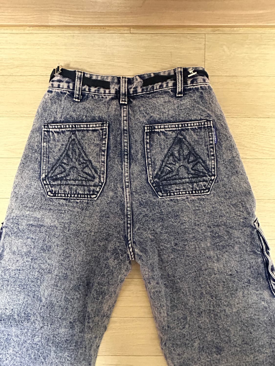 WIDE WASHING CARGO DENIM PANTS_PINK(IK2D 상품이미지6