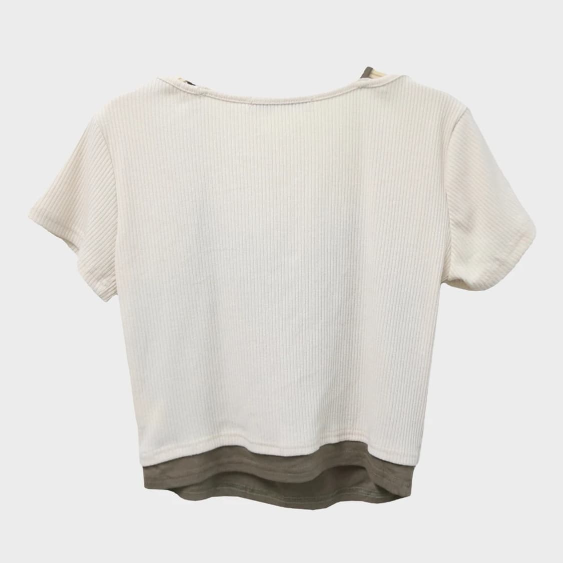 홀터넥 나시 가디건 반팔 티셔츠 66215 상품이미지2