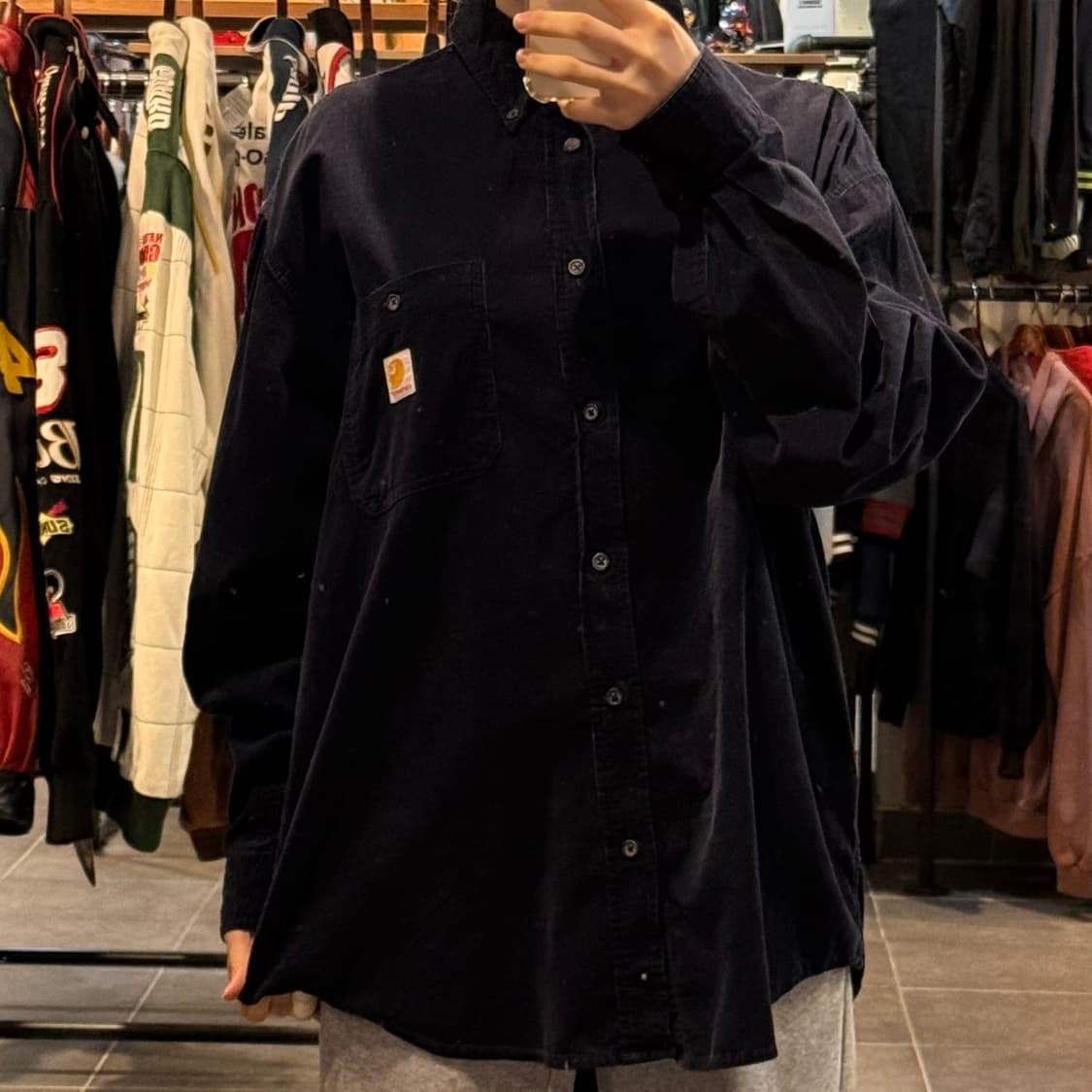 [NO.9] 칼하트 코듀로이 긴팔셔츠 상품이미지2