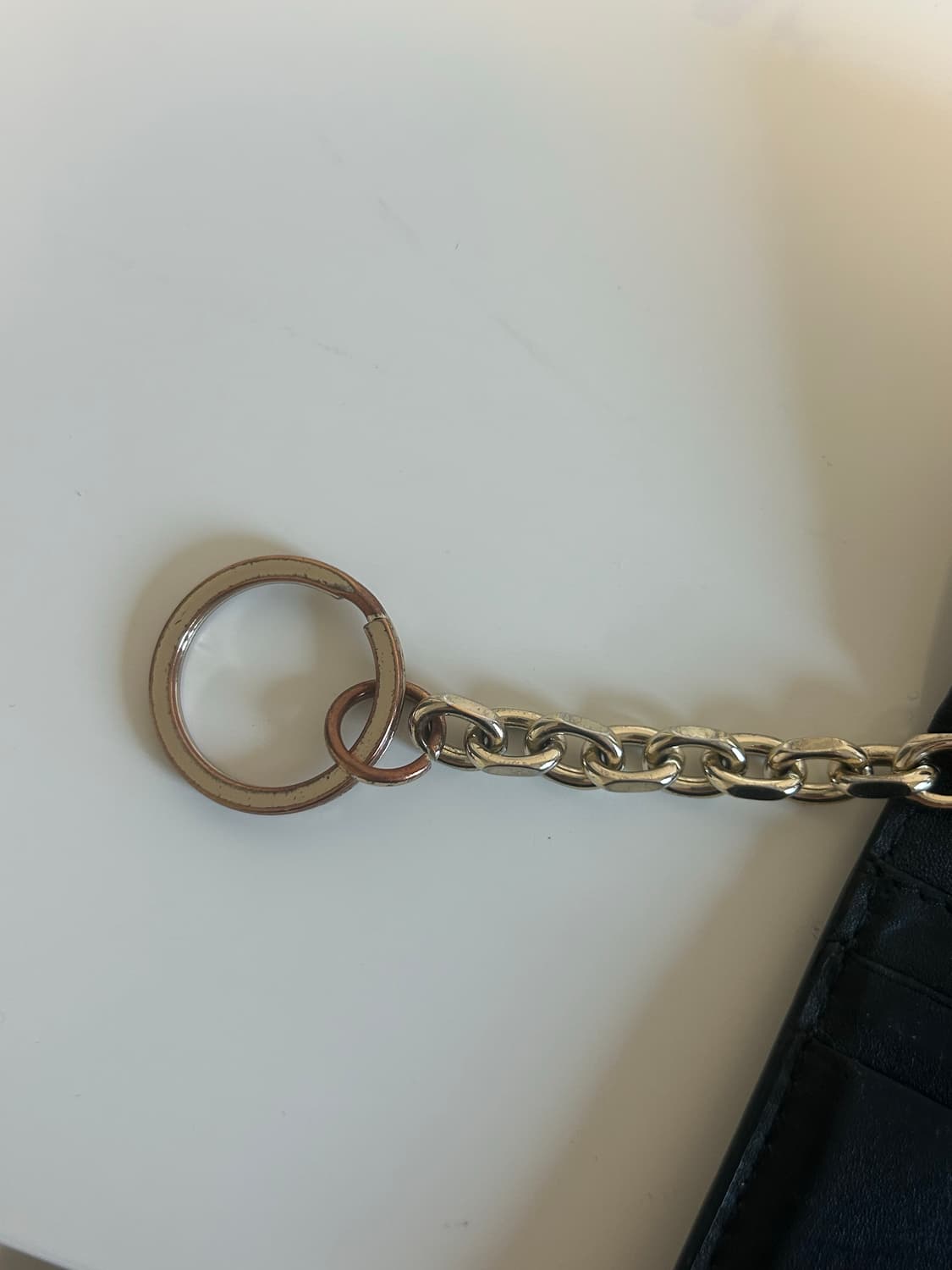 메종 마르지엘라 포 스티치 키링 카드 홀더 블랙 상품이미지4