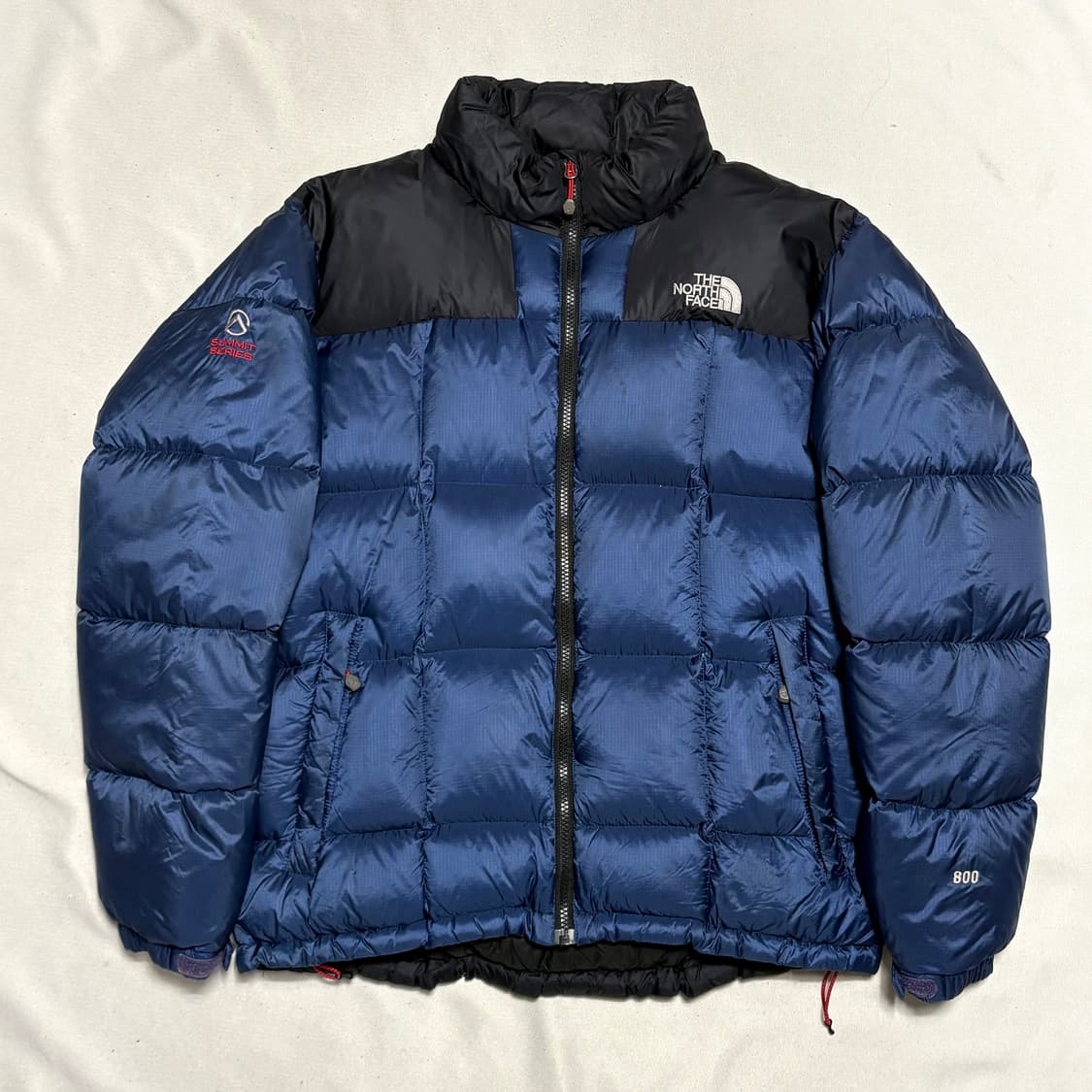 100 노스페이스 써밋 800 네이비 구스다운 패딩 상품이미지2