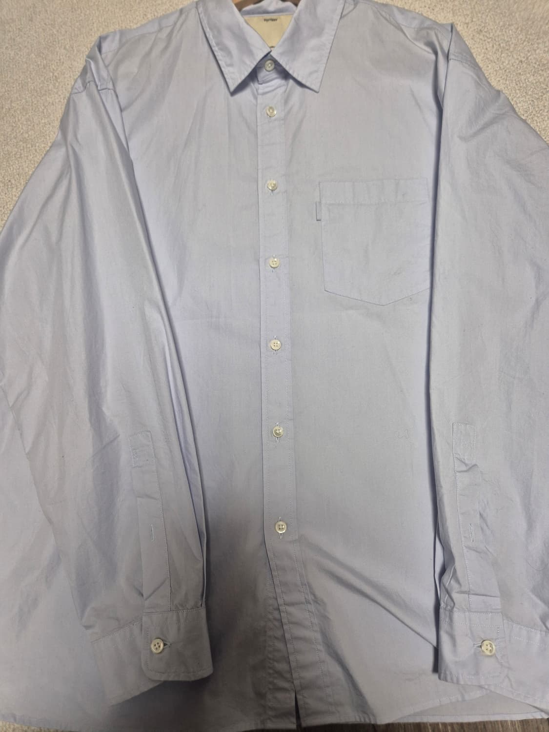 포터리 컴포트 셔츠 soft sax 1사이즈 상품이미지4