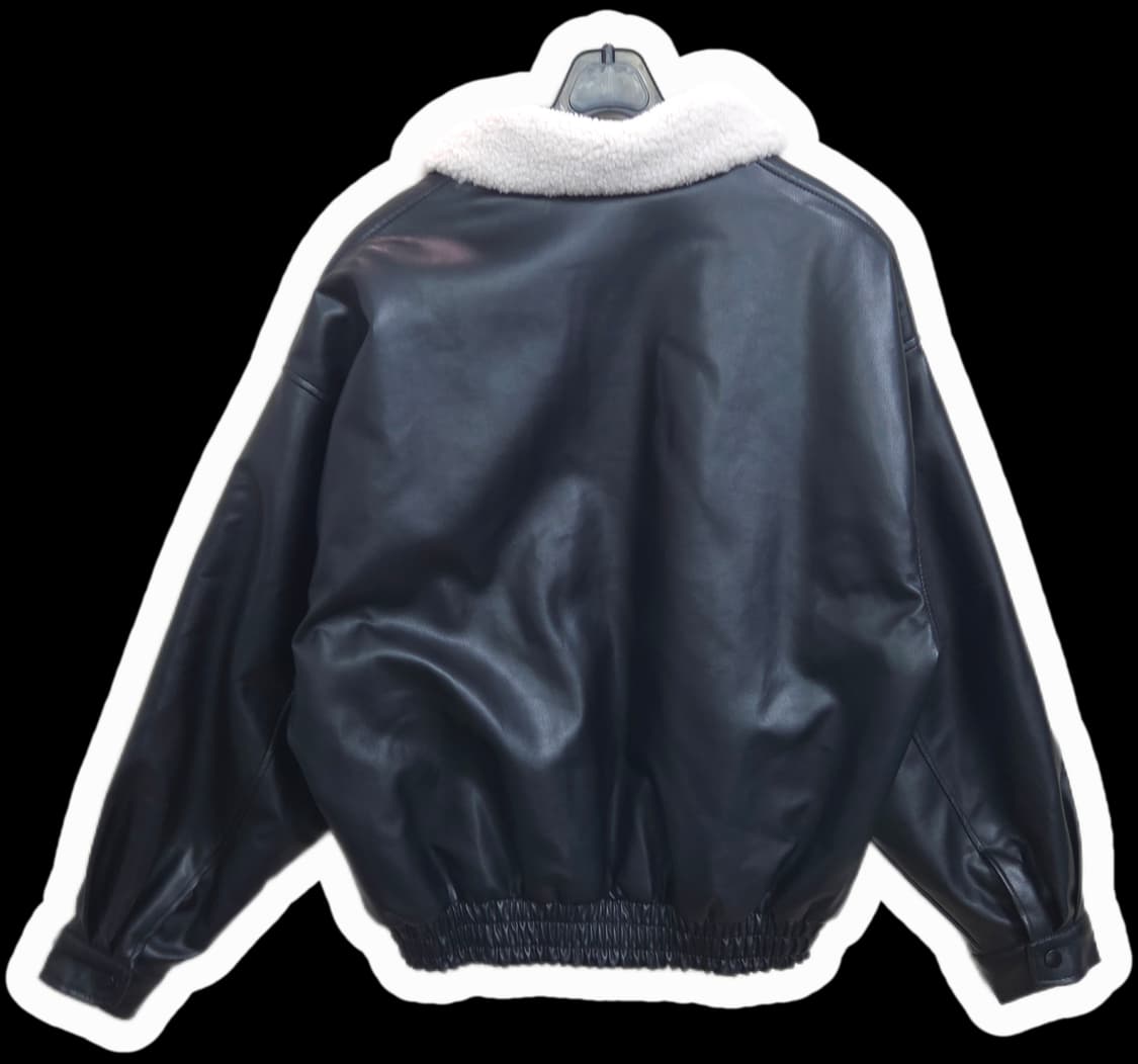 여66 페이크 양털 가죽 무스탕 자켓 상품이미지4