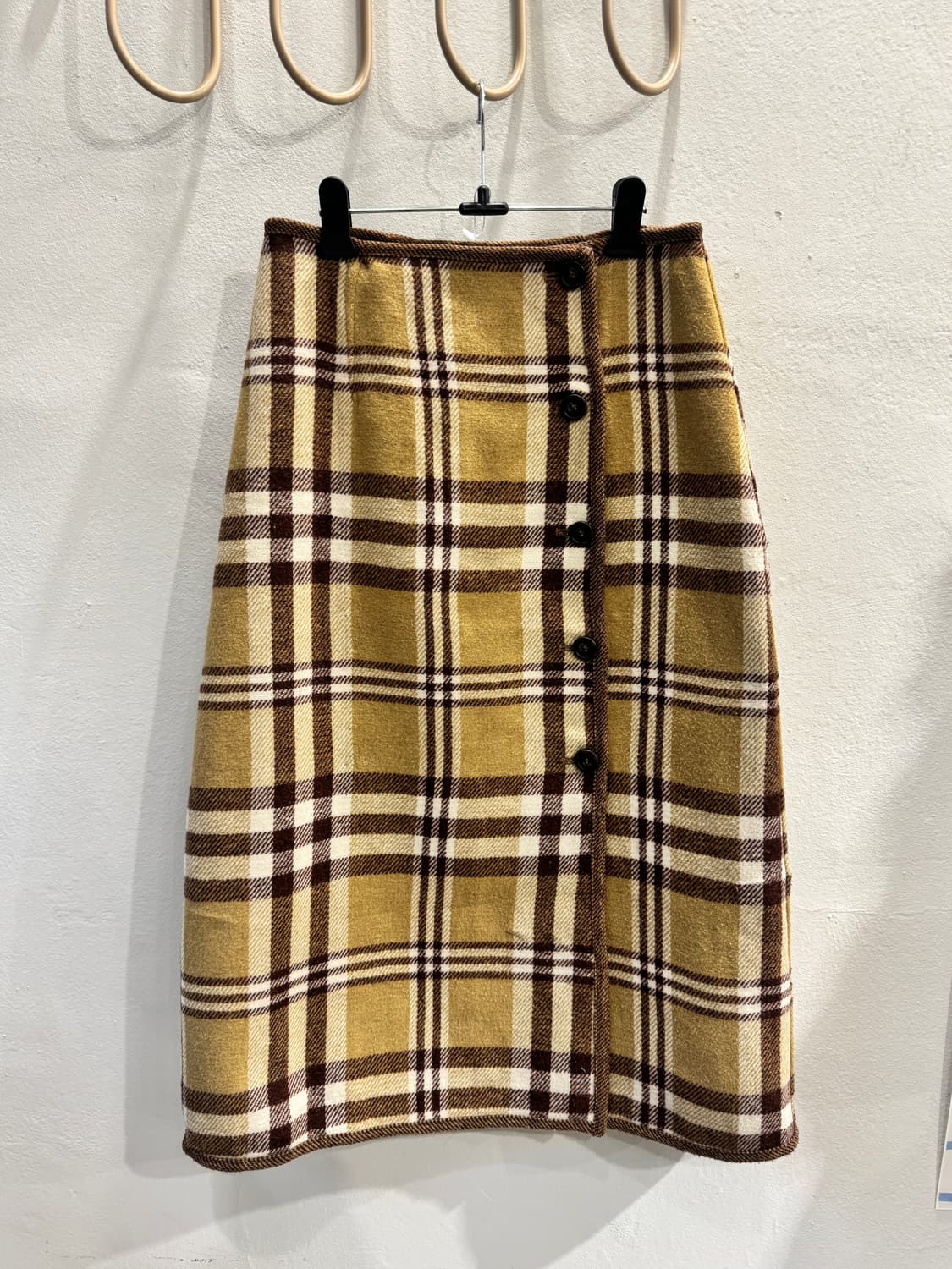japan vintage 리버서블 체크 스커트 상품이미지1