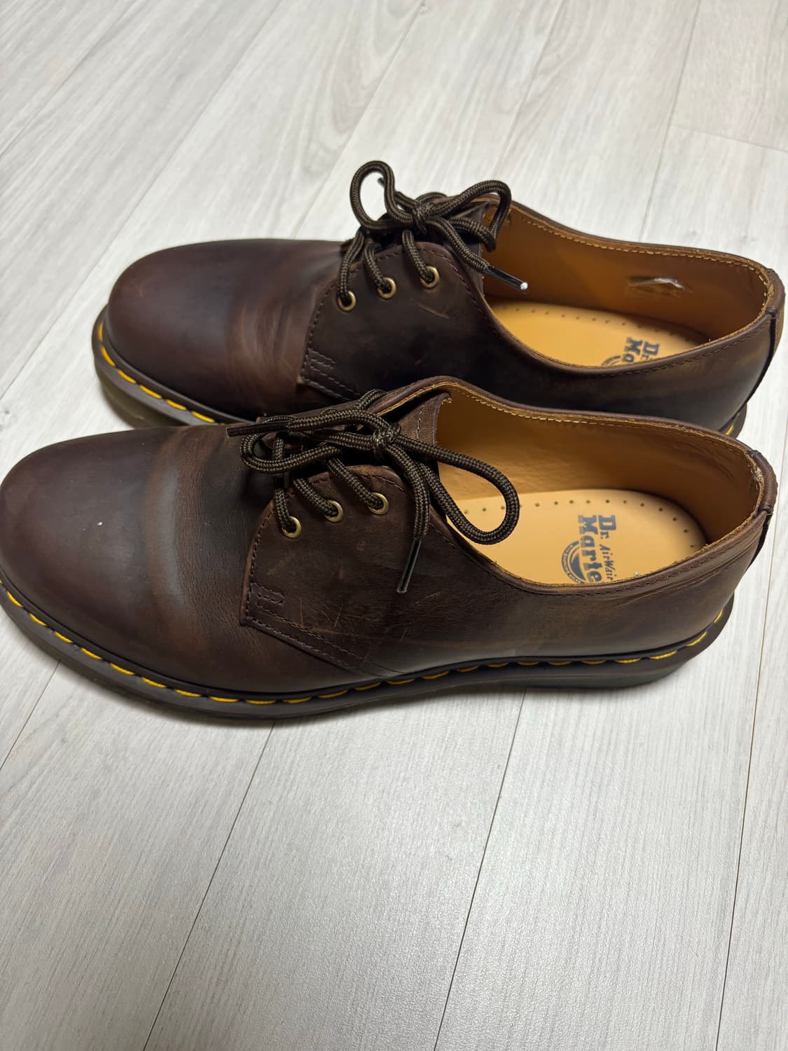 닥터마틴 빈티지 브라운 1461 더비 280 상품이미지2