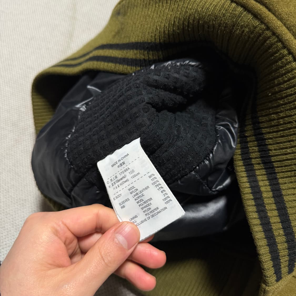 나이키 NSW 레더 봄버 자켓 상품이미지4