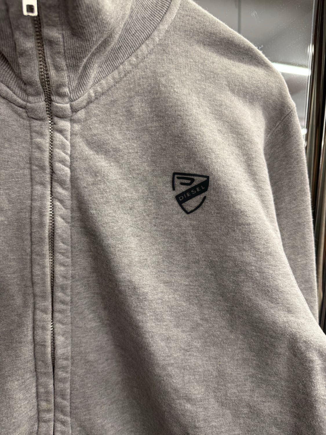디젤 그레이 트랙탑 져지 집업 상품이미지2