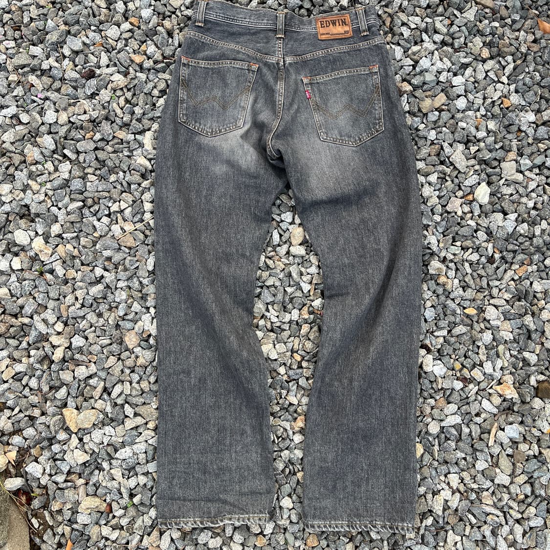 EDWIN XV(made japan) 빈티지 흑청 데님(실측확인) 상품이미지10