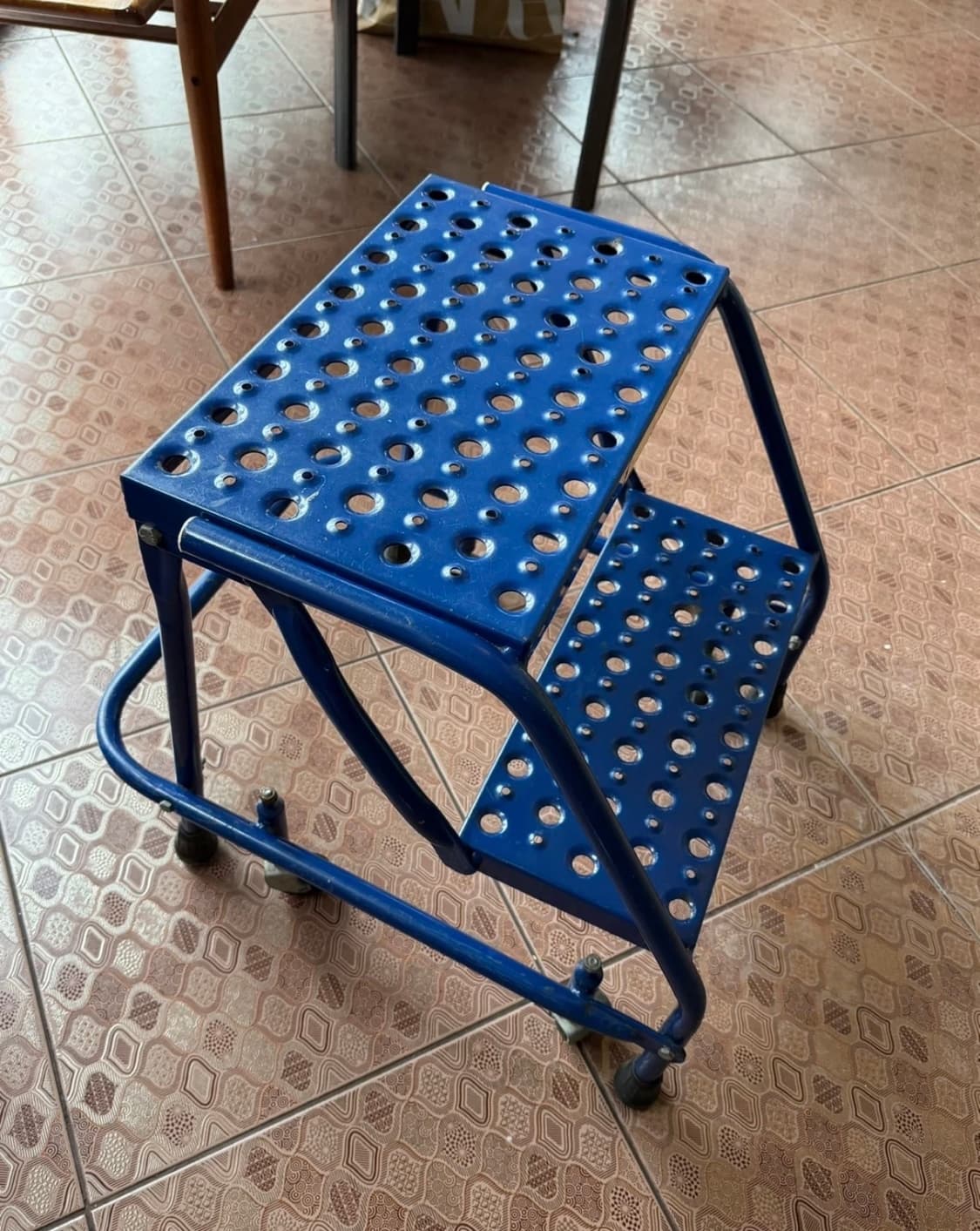 빈티지 철재 2단 롤링 스텝 스툴 (made in U.S.A.) 상품이미지2