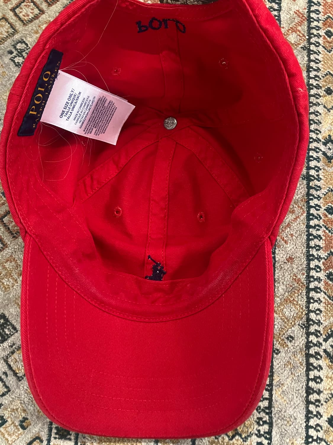 폴로 랄프로렌 볼캡 레드  #csz2410 상품이미지2