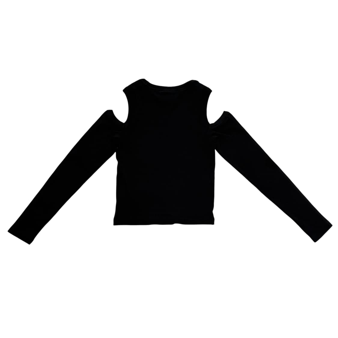 ragged jeans 블랙 어깨 트임 롱슬리브 상품이미지2