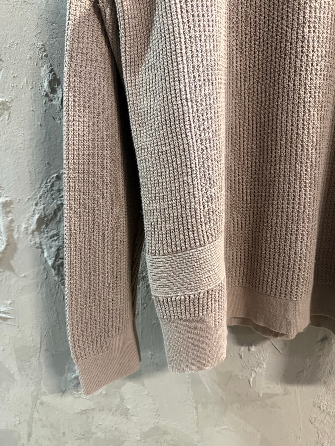 XL 나이키 NIKE 테크팩 와플 니트 크루넥 스웨터 모카 상품이미지2