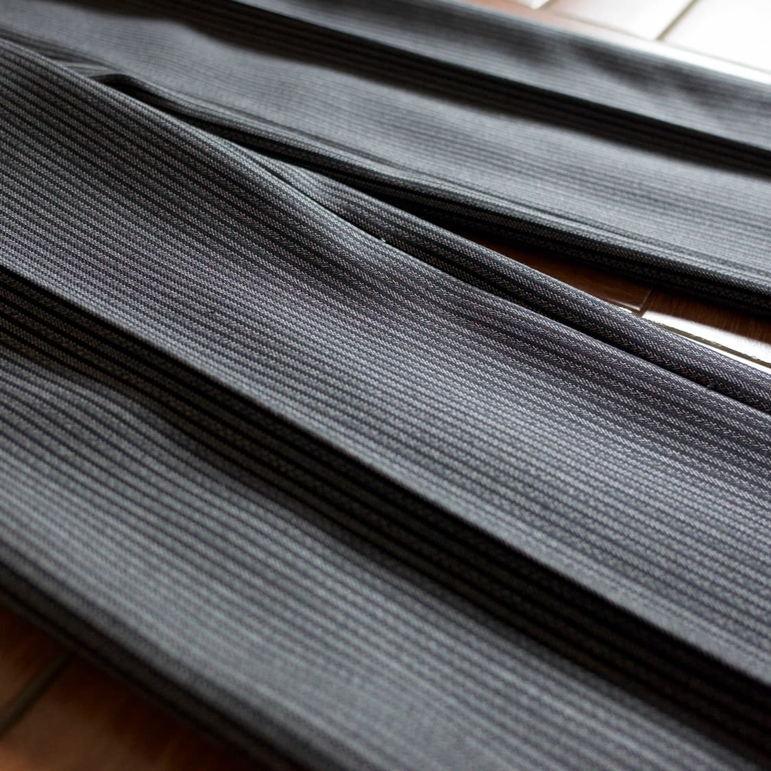 70‘s Daimaru striped wool slacks trouser 상품이미지3