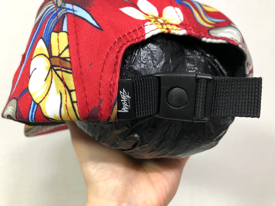 스투시 플로럴 하와이안 5패널 캠프캡 볼캡 모자 _ 레드 상품이미지6