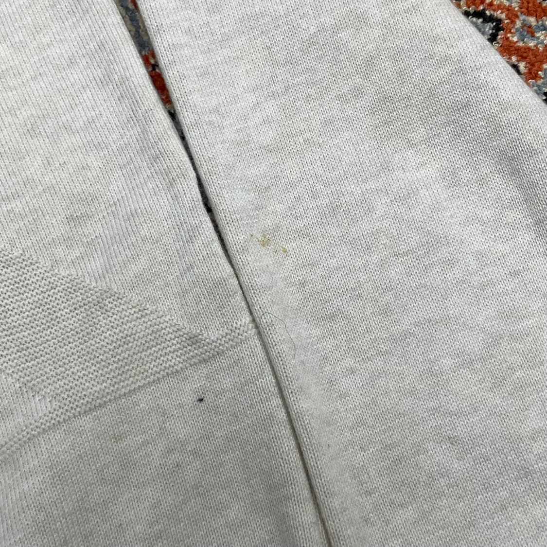 캘빈클라인 시그니처로고 베이지 면 니트 여성S 상품이미지4