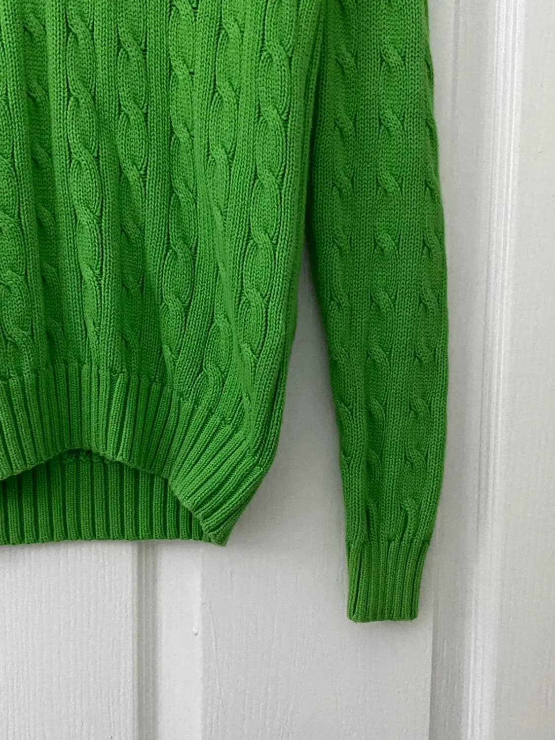 폴로 랄프로렌 브이넥 꽈배기 니트 (Woman XS ) / [11363] 상품이미지4