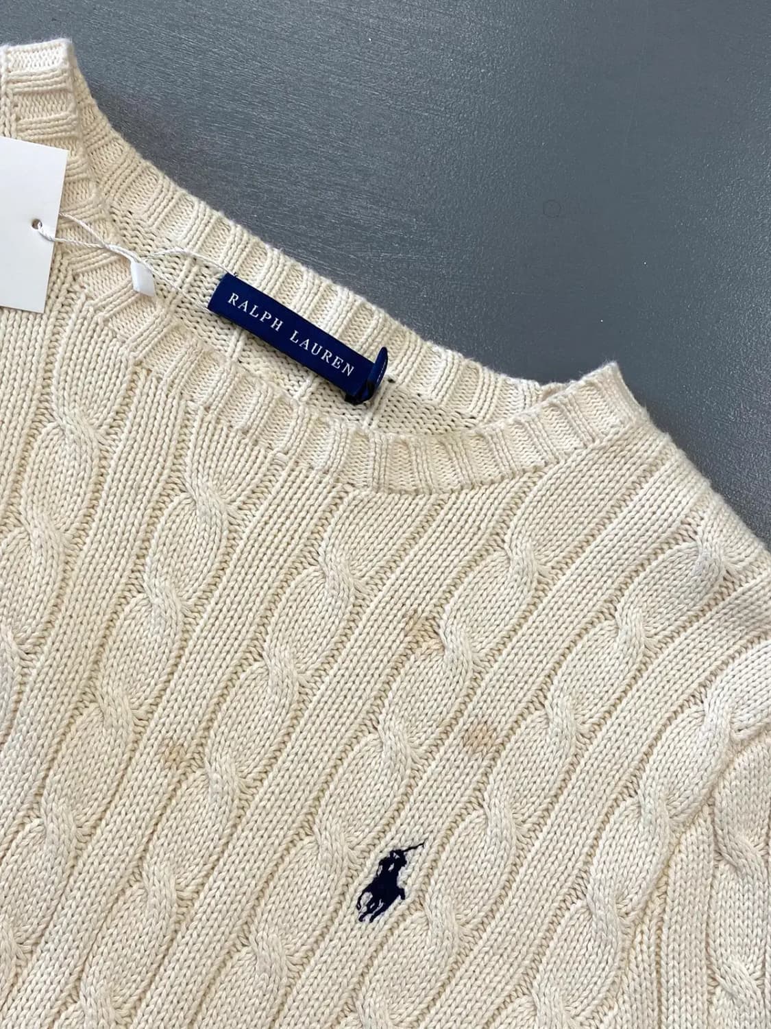 폴로 랄프로렌 꽈배기 라운드 니트 (Woman S) / [11370] 상품이미지6