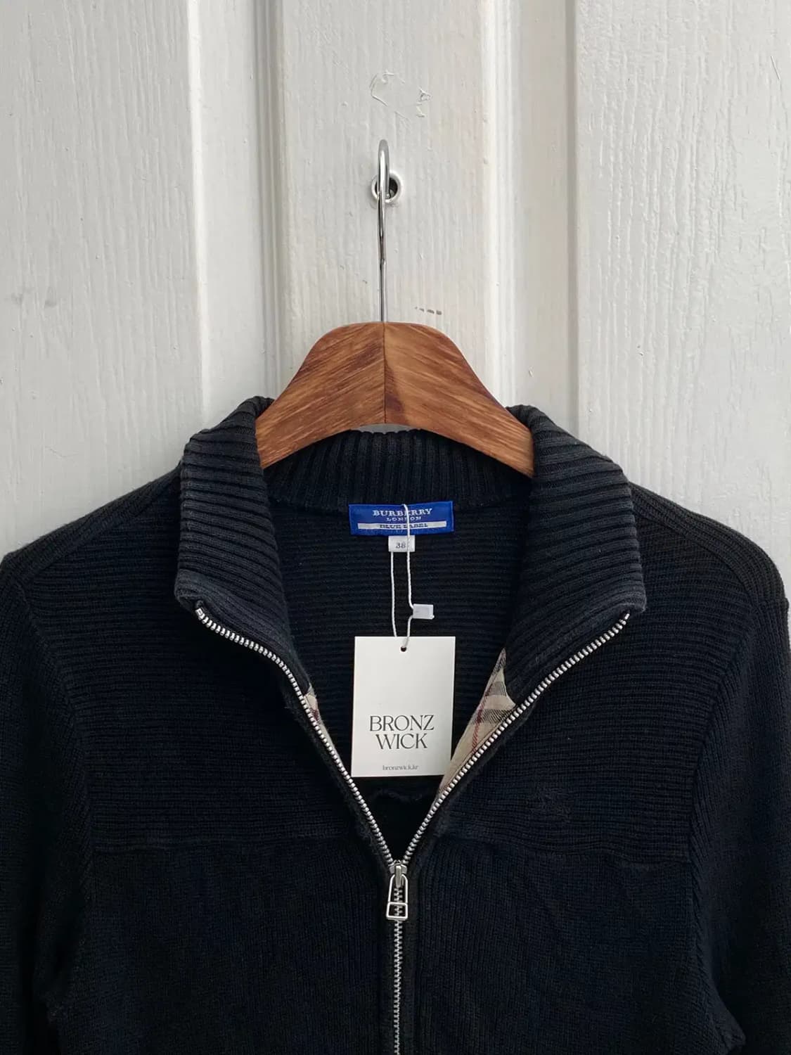 버버리 5부 니트 집업 (Woman XS) / [11394] 상품이미지3
