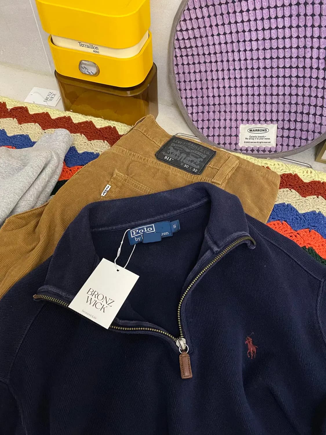 폴로 랄프로렌 반집업 맨투맨 (Man S) / [11390] 상품이미지1