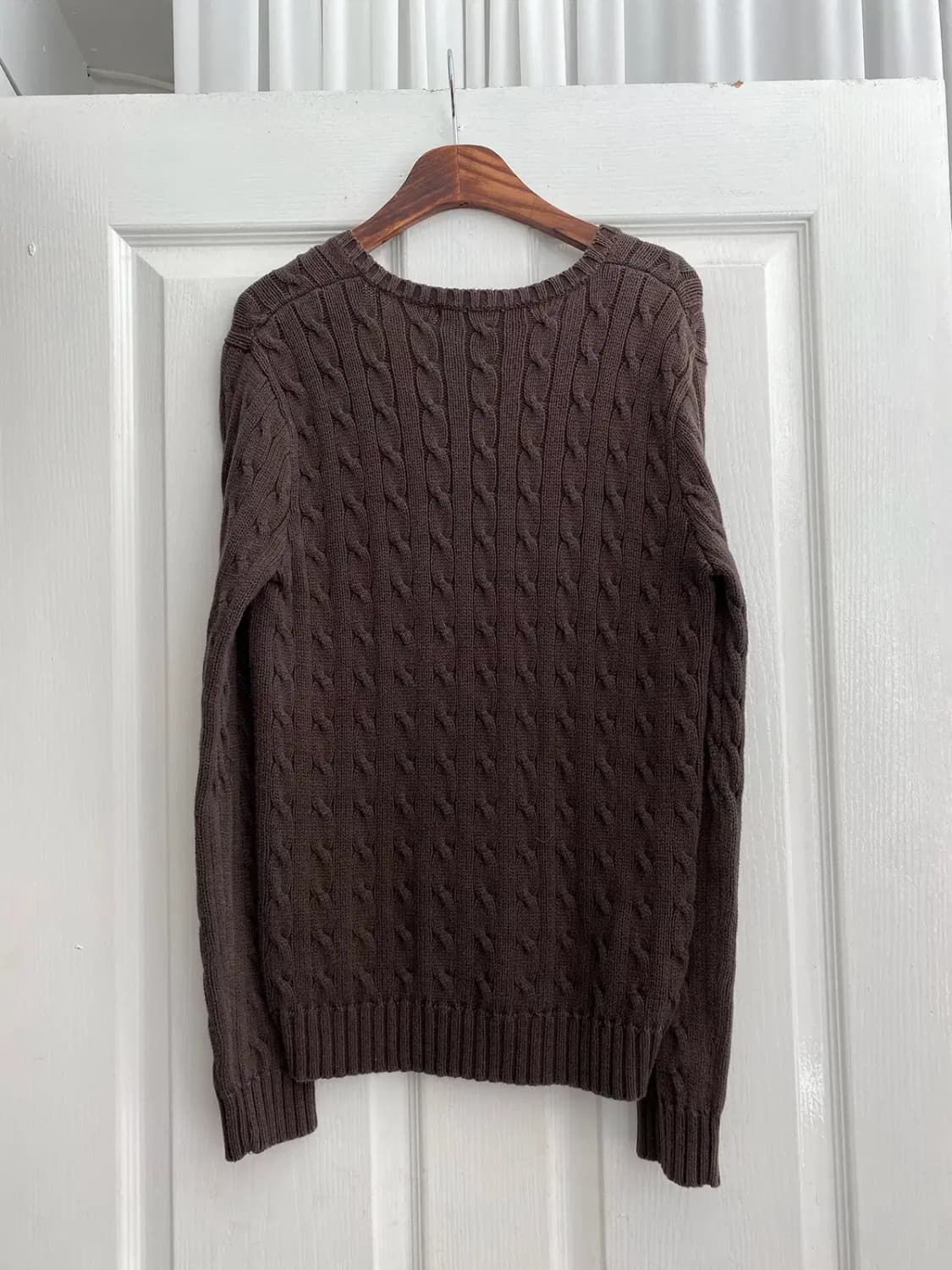 폴로 랄프로렌 브이넥 꽈배기 니트 (Woman L) / [11416] 상품이미지5