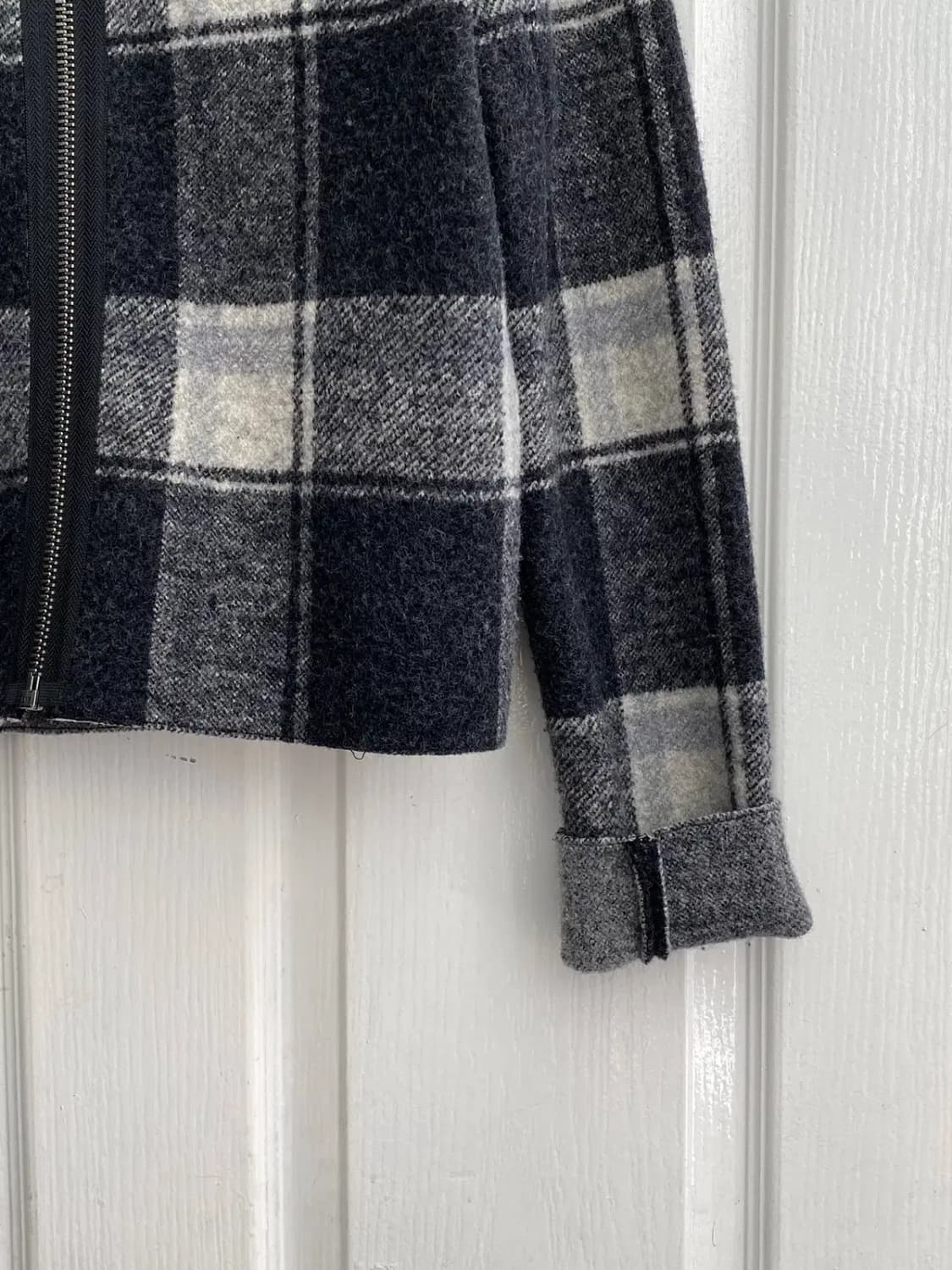 알마니 익스체인지 체크 울 자켓 (Woman M) / [11418] 상품이미지4