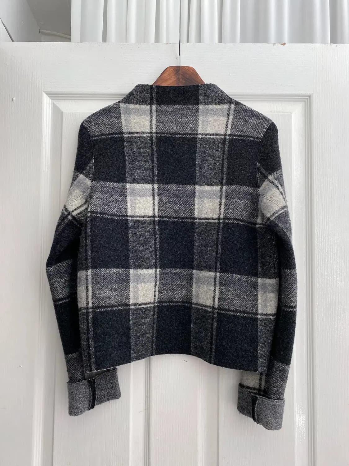 알마니 익스체인지 체크 울 자켓 (Woman M) / [11418] 상품이미지5