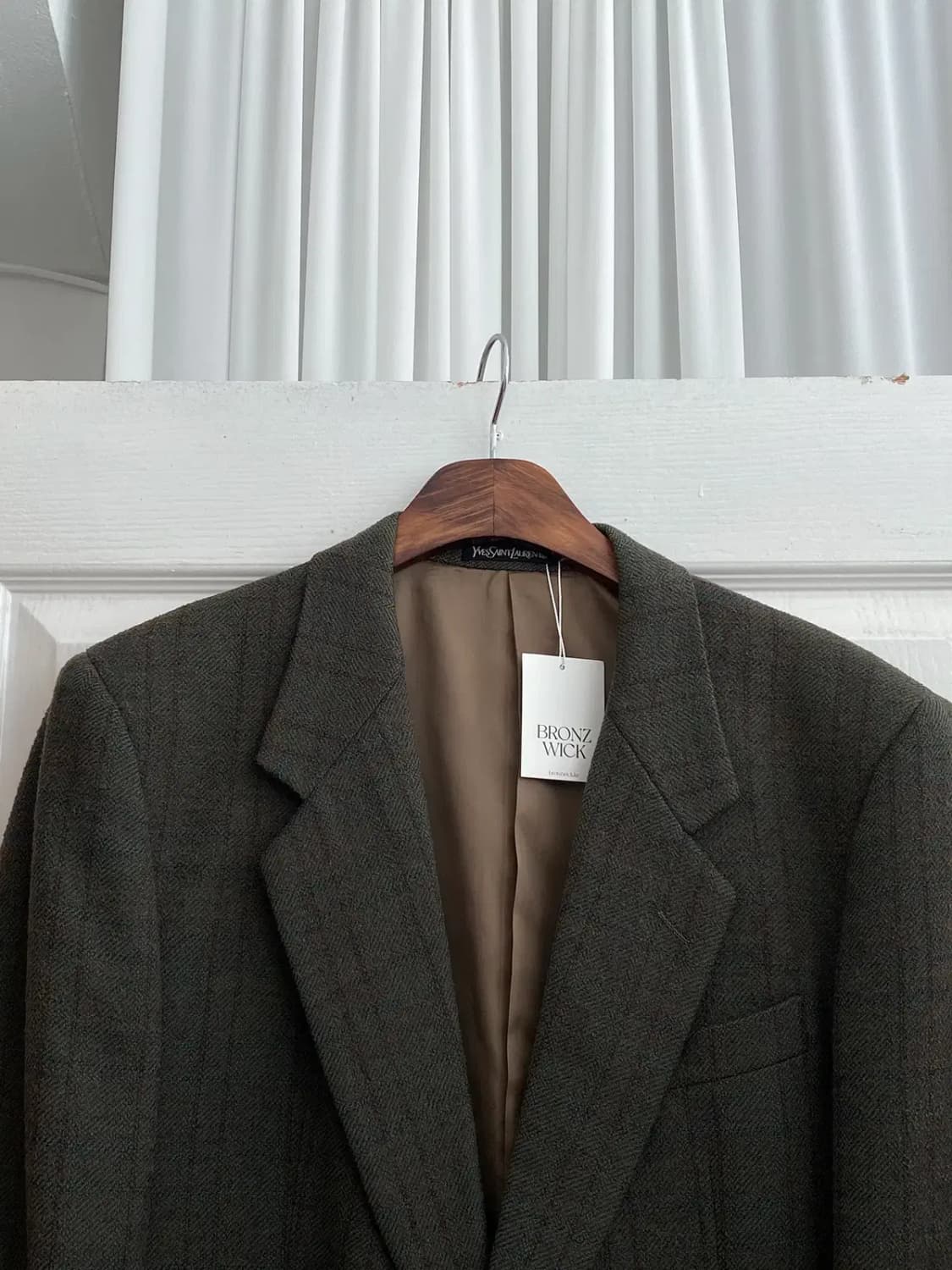 입생로랑 체크 자켓 (Man L) / [11436] 상품이미지3