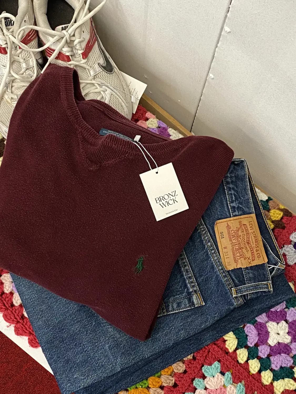 폴로랄프로렌 라운드 니트 맨투맨 (Man L) / [11490] 상품이미지1