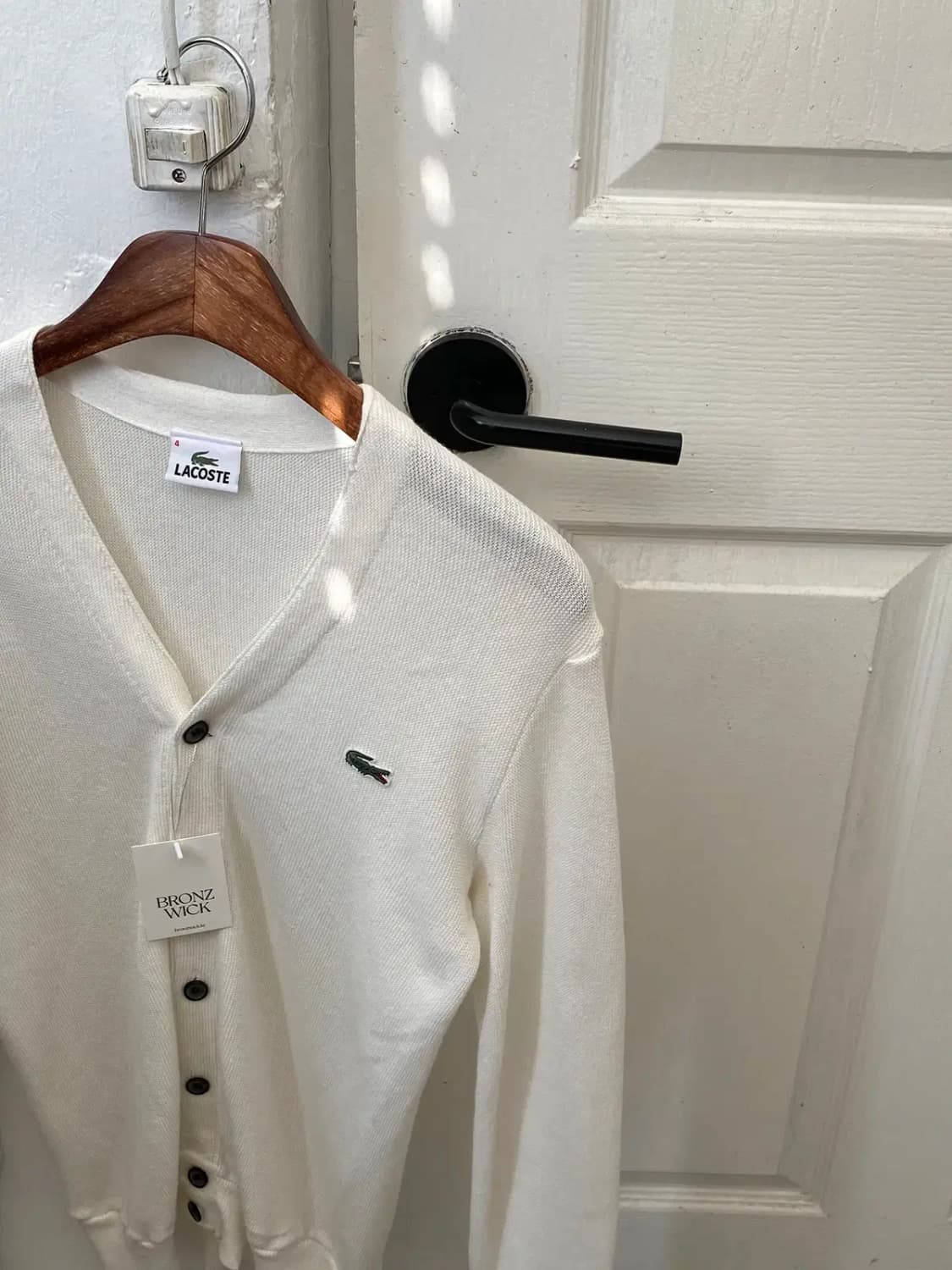 라코스테 브이넥 니트 가디건 (Woman S) / [11508] 상품이미지1