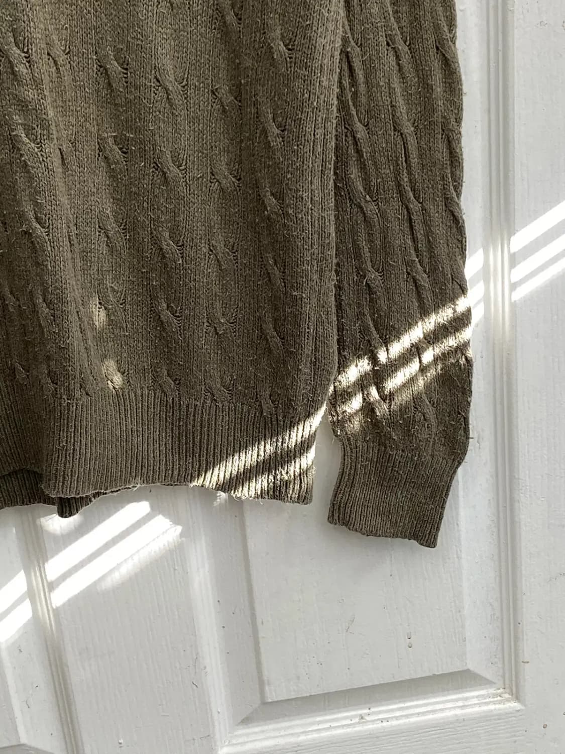 폴로 랄프로렌 반집업 꽈배기 니트 (Man S) / [11519] 상품이미지4