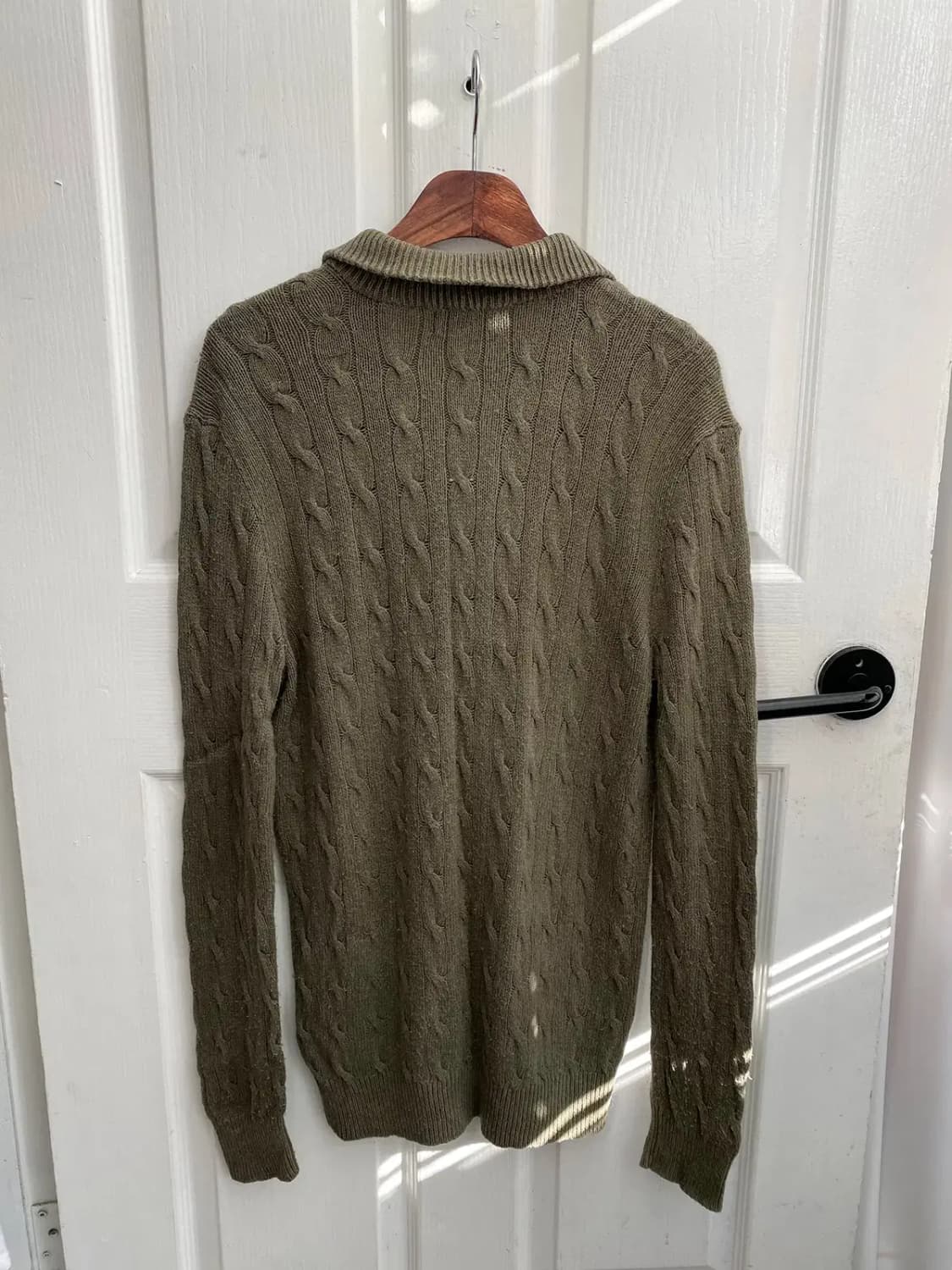 폴로 랄프로렌 반집업 꽈배기 니트 (Man S) / [11519] 상품이미지5