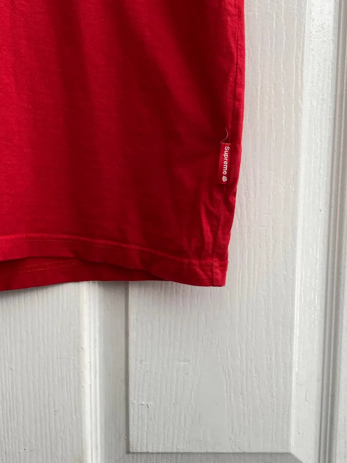 슈프림 로고 라운드 반팔 티셔츠 (Woman L) / [11574] 상품이미지4