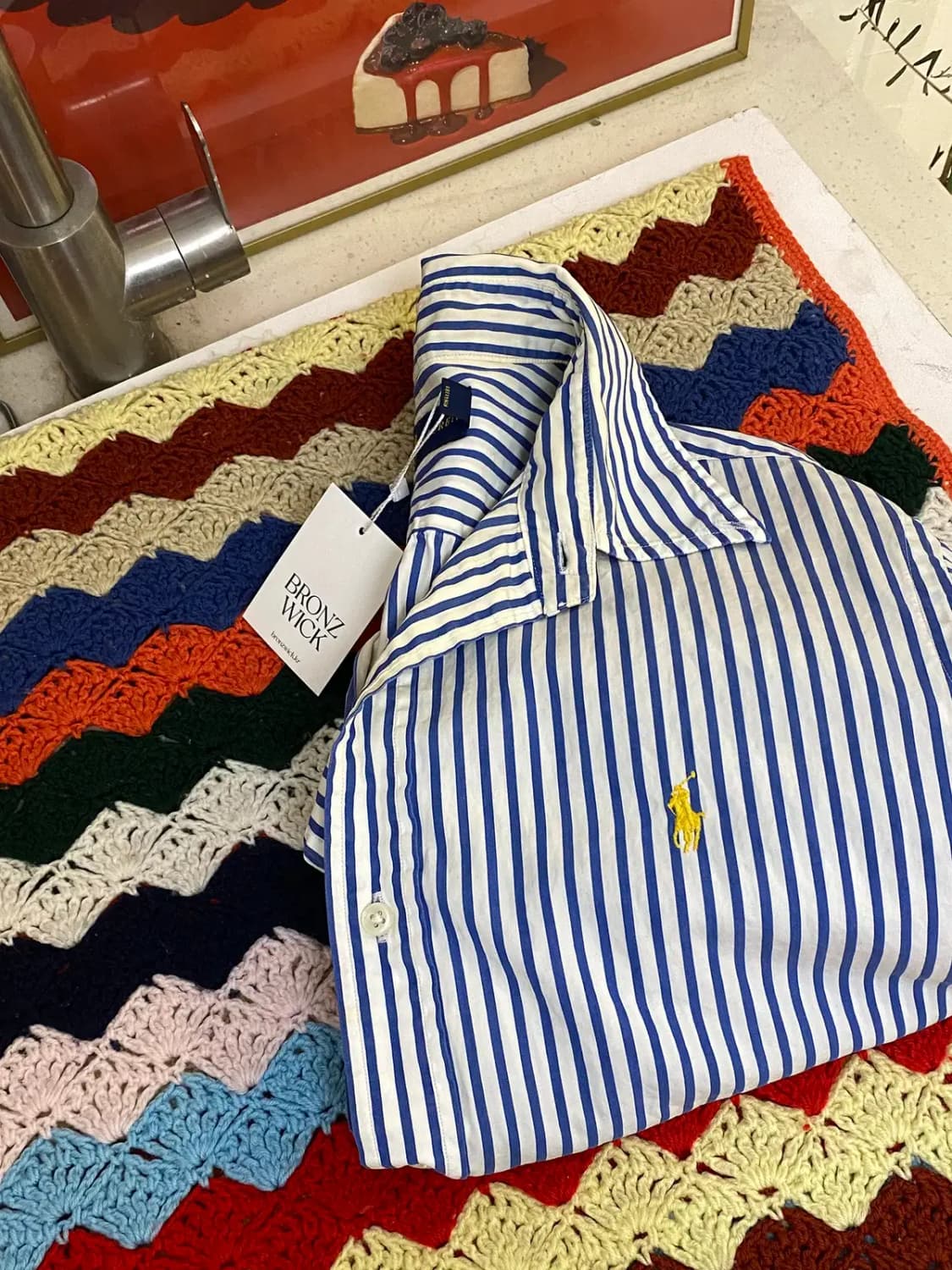 폴로 랄프로렌 스트라이프 셔츠 (Man M) / [11603] 상품이미지7