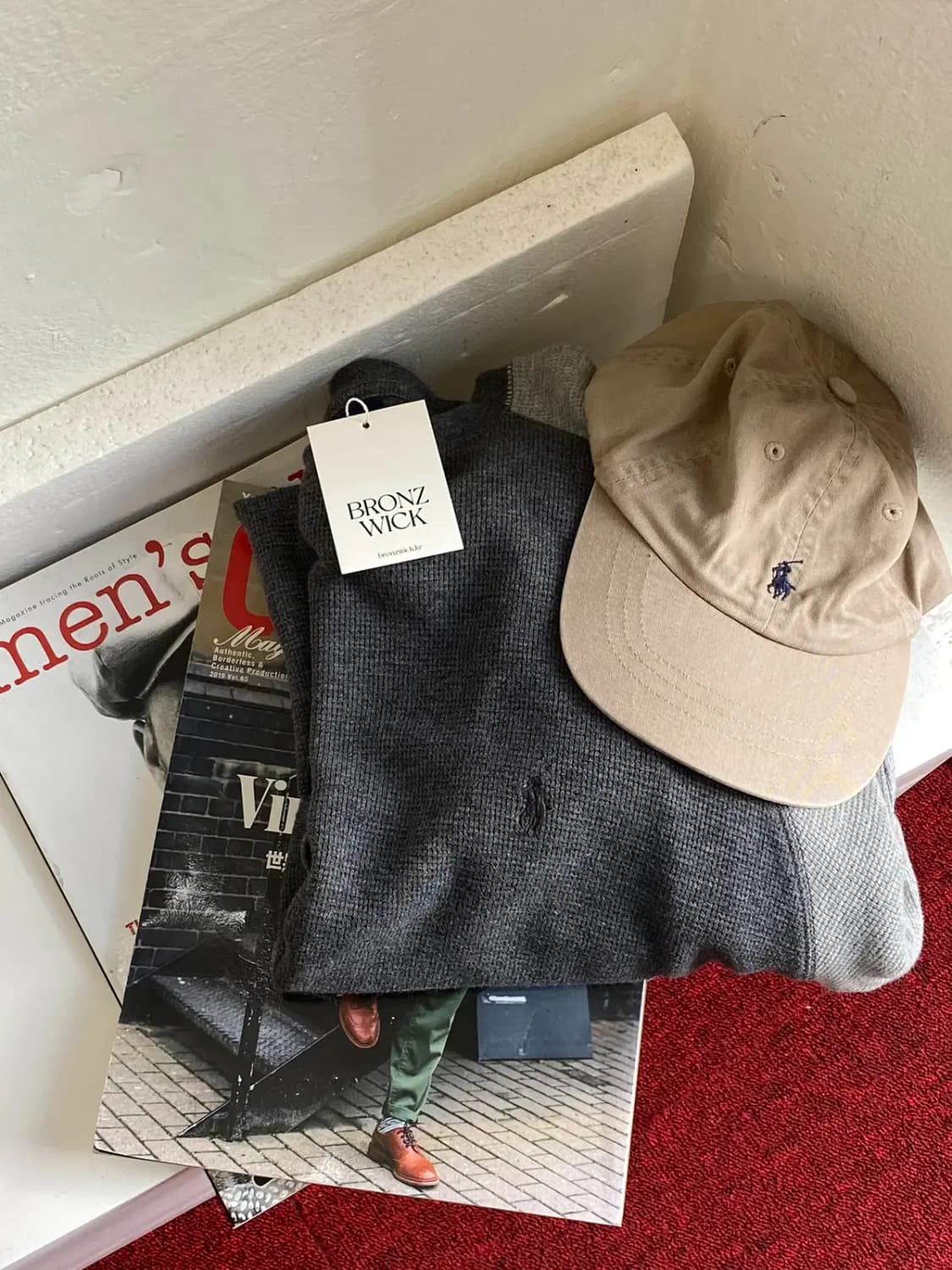 폴로 라운드 와플 티셔츠 (Man S) / [11613] 상품이미지1