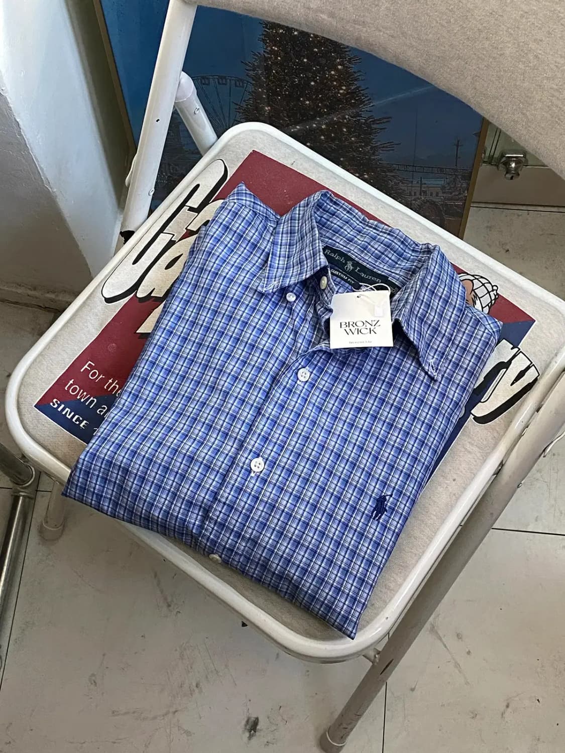 폴로 랄프로렌 체크 셔츠 (Man S) / [11622] 상품이미지1