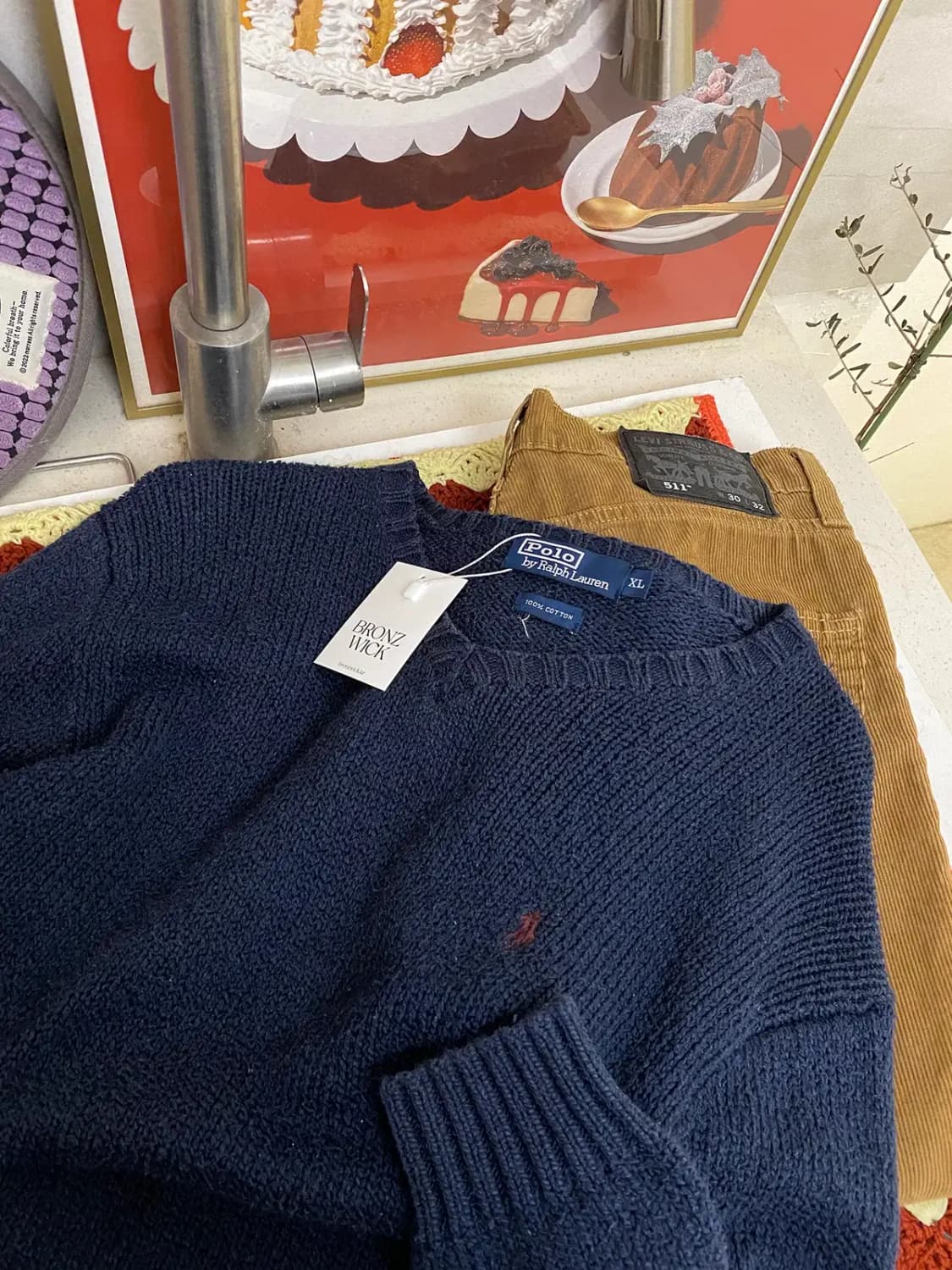 폴로 랄프로렌 브이넥 니트 (Man L) / [11643] 상품이미지1