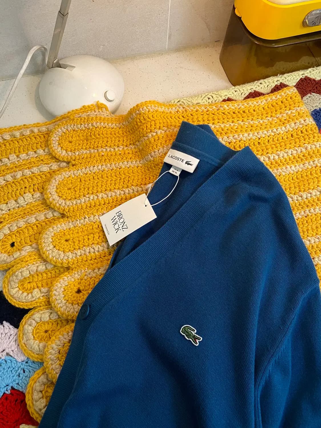 라코스테 브이넥 니트 가디건 (Man 2XL) / [11645] 상품이미지1