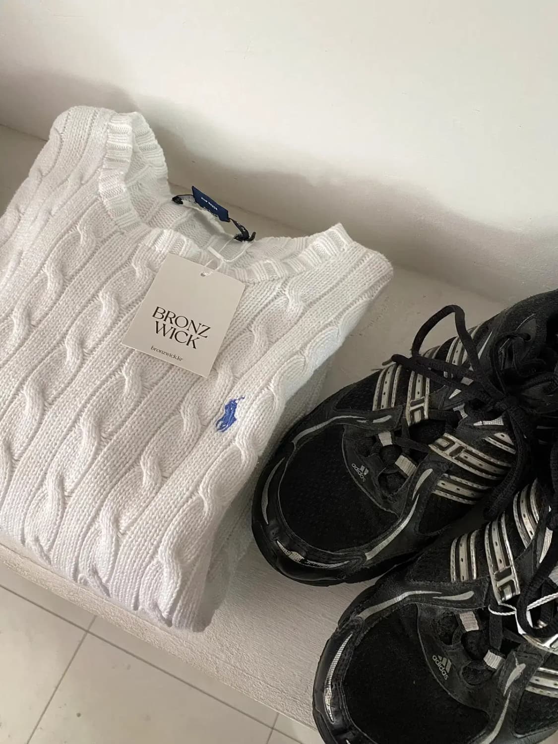 폴로 랄프로렌 꽈배기 라운드 니트 (Woman M) / [11648] 상품이미지1