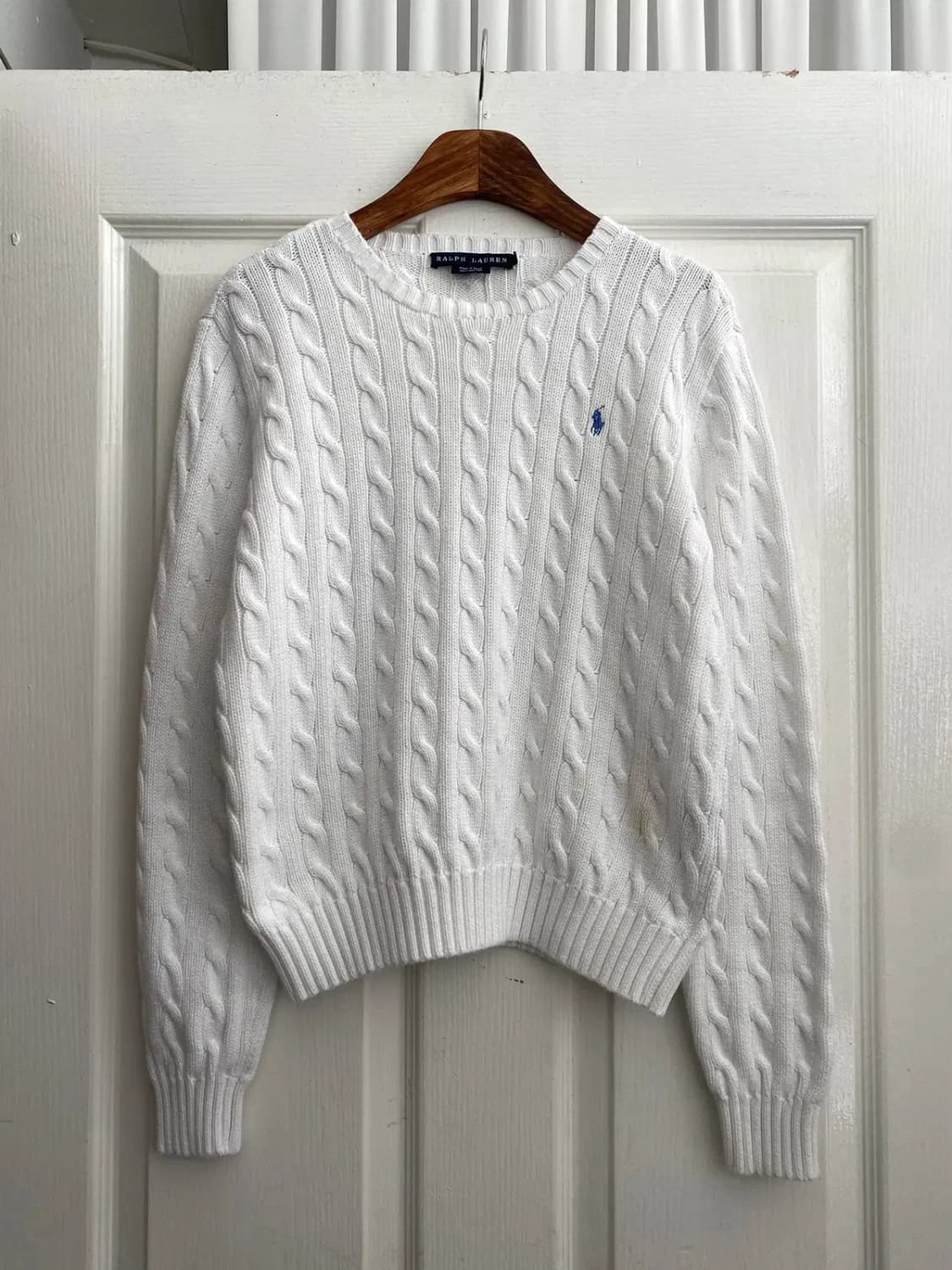 폴로 랄프로렌 꽈배기 라운드 니트 (Woman M) / [11648] 상품이미지2