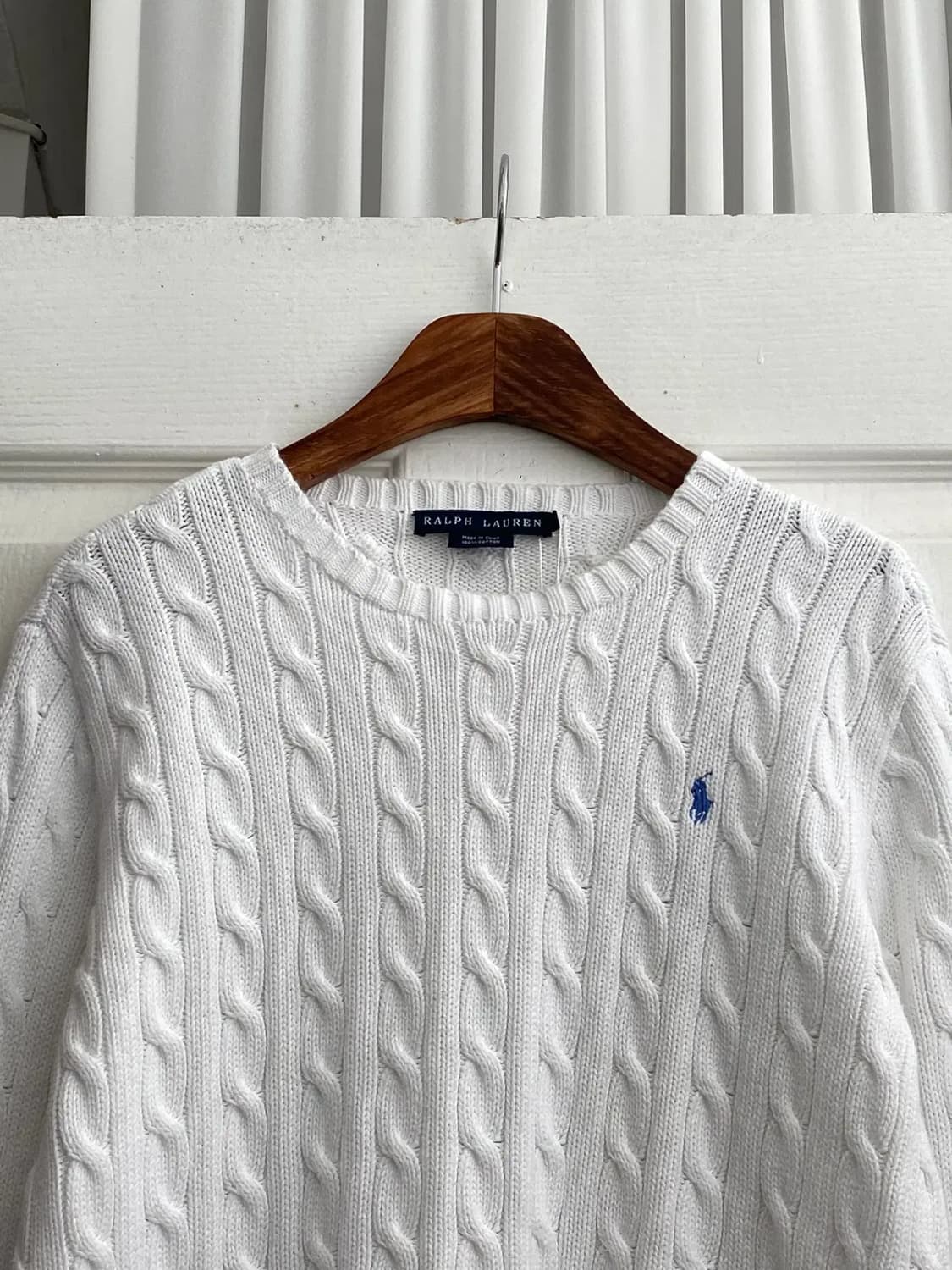 폴로 랄프로렌 꽈배기 라운드 니트 (Woman M) / [11648] 상품이미지3