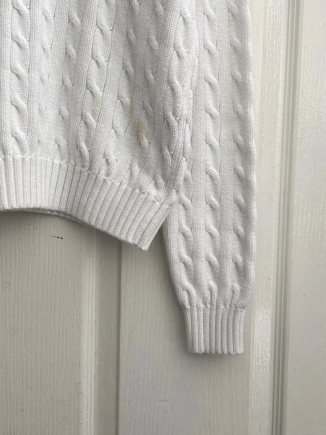 폴로 랄프로렌 꽈배기 라운드 니트 (Woman M) / [11648] 상품이미지4