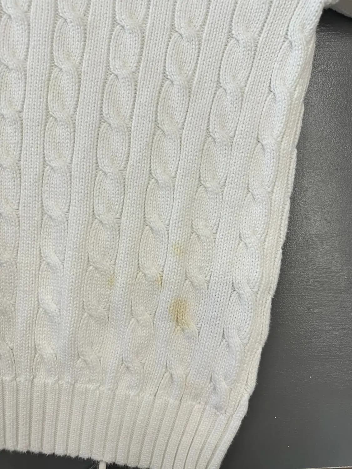 폴로 랄프로렌 꽈배기 라운드 니트 (Woman M) / [11648] 상품이미지6