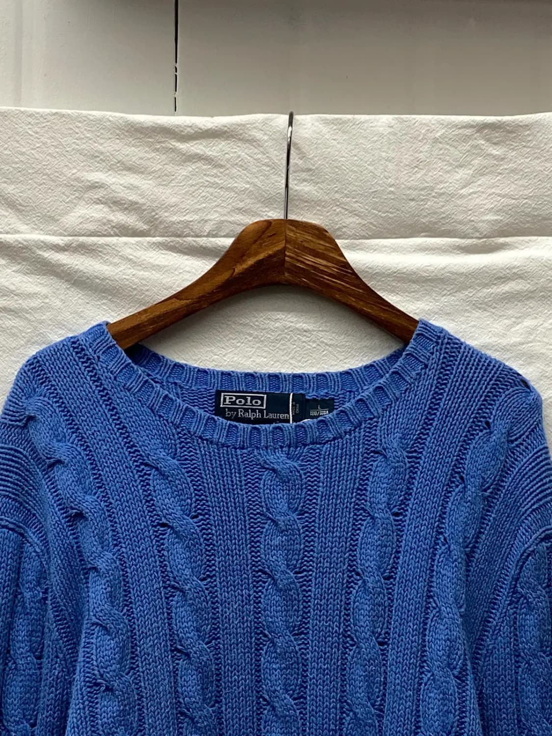 폴로 랄프로렌 꽈배기 라운드 니트 (Man L) / [11663] 상품이미지3