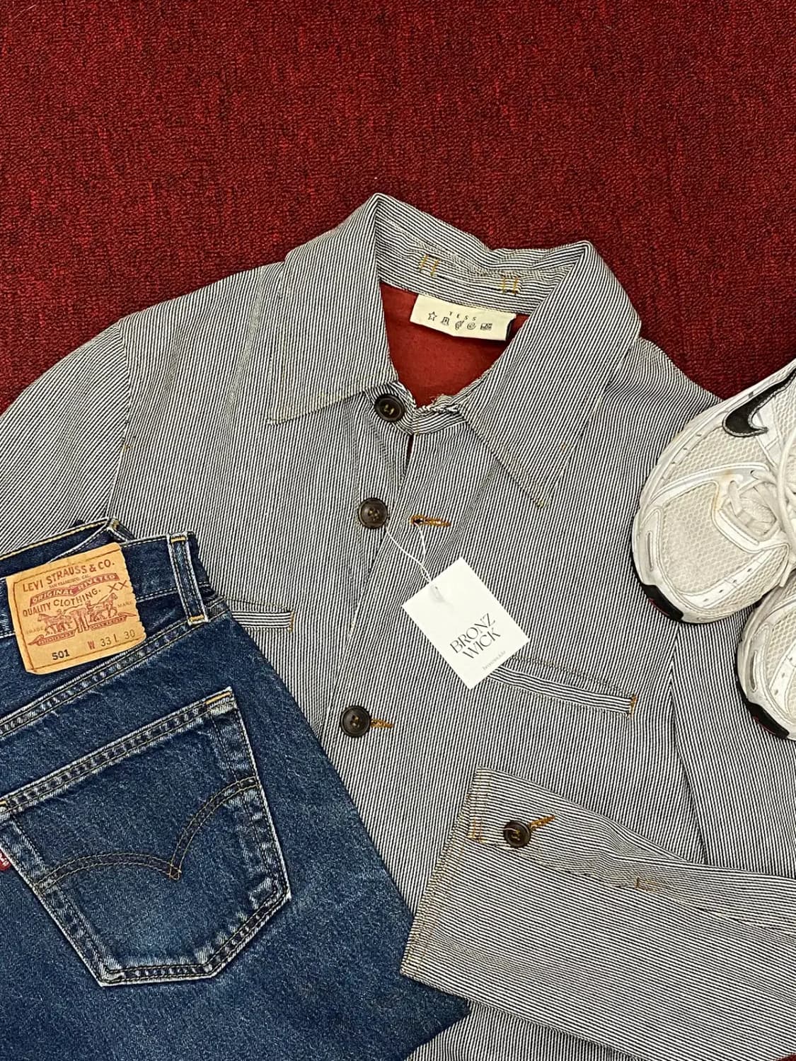 Tess 스트라이프 코튼 자켓 (Man M) / [11712] 상품이미지1