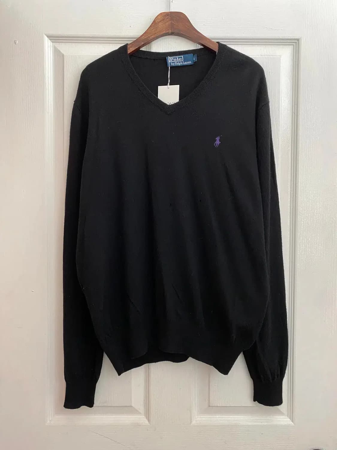 폴로 랄프로렌 메리노울 브이넥 니트 (Man XL) / [11715] 상품이미지2