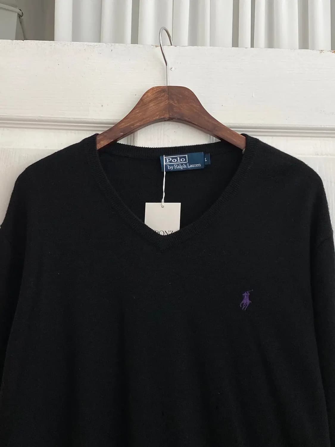 폴로 랄프로렌 메리노울 브이넥 니트 (Man XL) / [11715] 상품이미지3